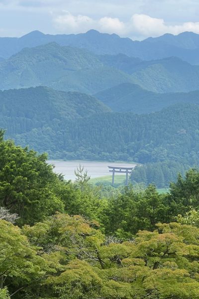 Mountain views on the Kumano Kodo trail