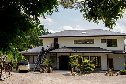 Exterior of a ryokan on the Kumano Kodo trail